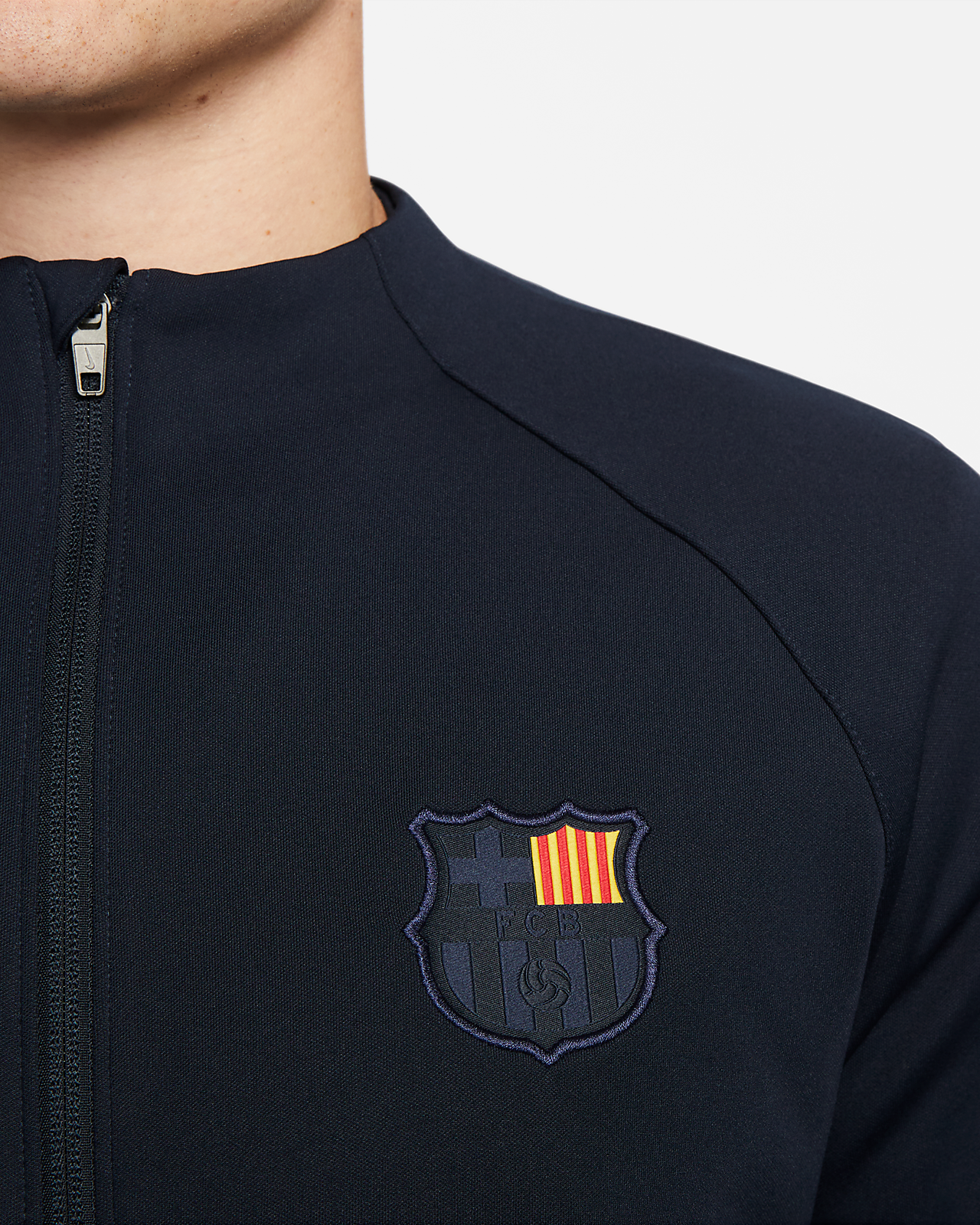 Barcelona Academy Pro Anthem Men's Nike Dri-FIT Soccer Full-Zip Jacket