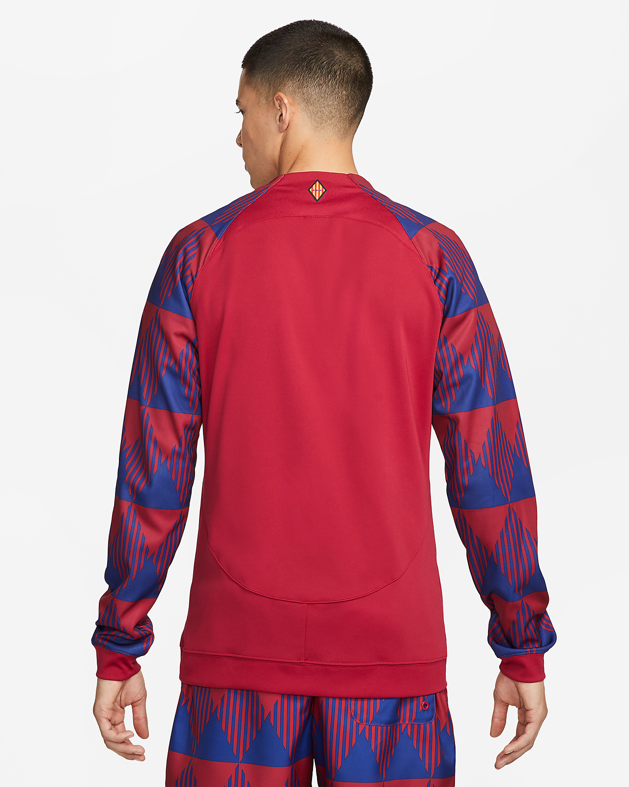 FC Barcelona Academy Pro Men's Nike Full-Zip Knit Soccer Jacket