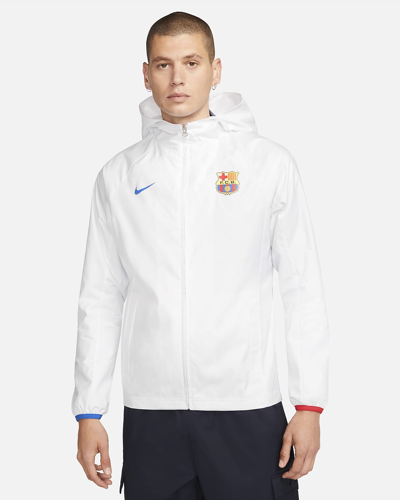 FC Barcelona AWF Men's Nike Soccer Jacket