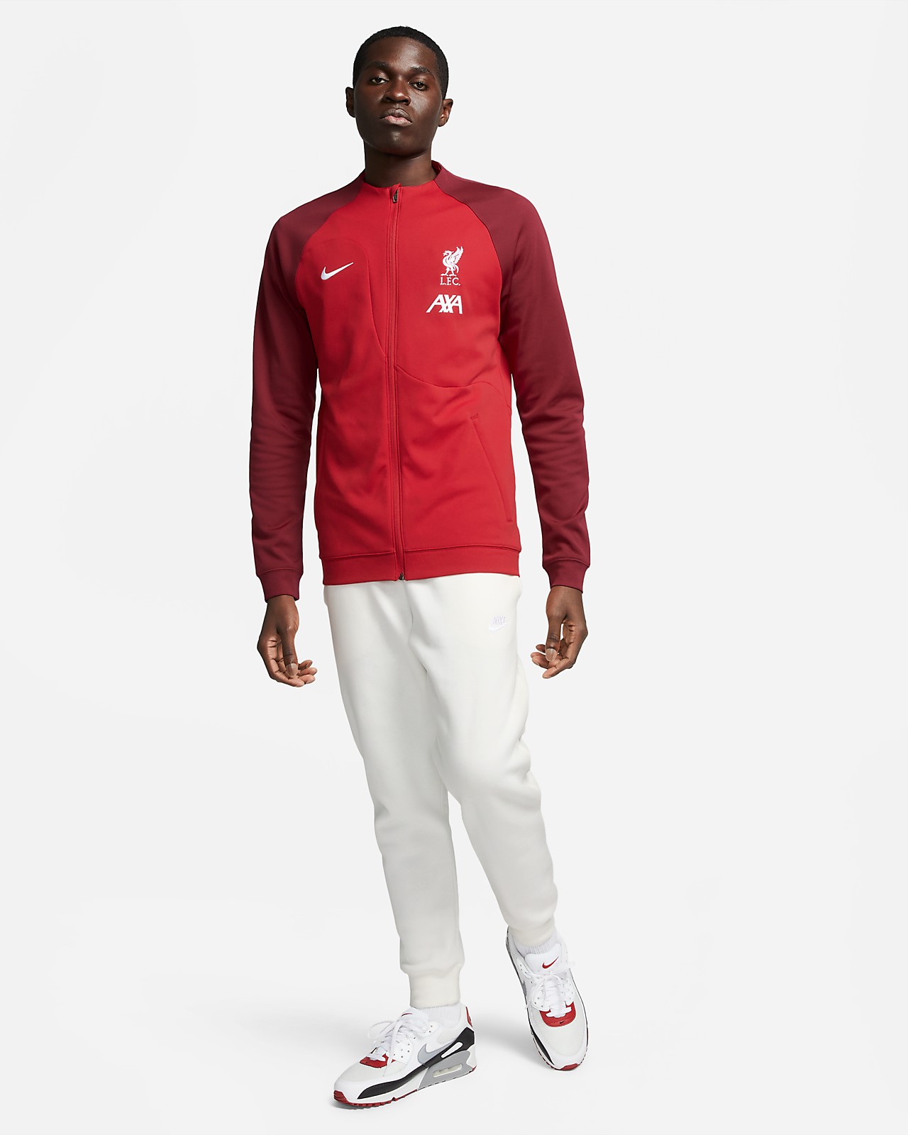 Liverpool FC Academy Pro Men's Nike Full-Zip Knit Soccer Jacket