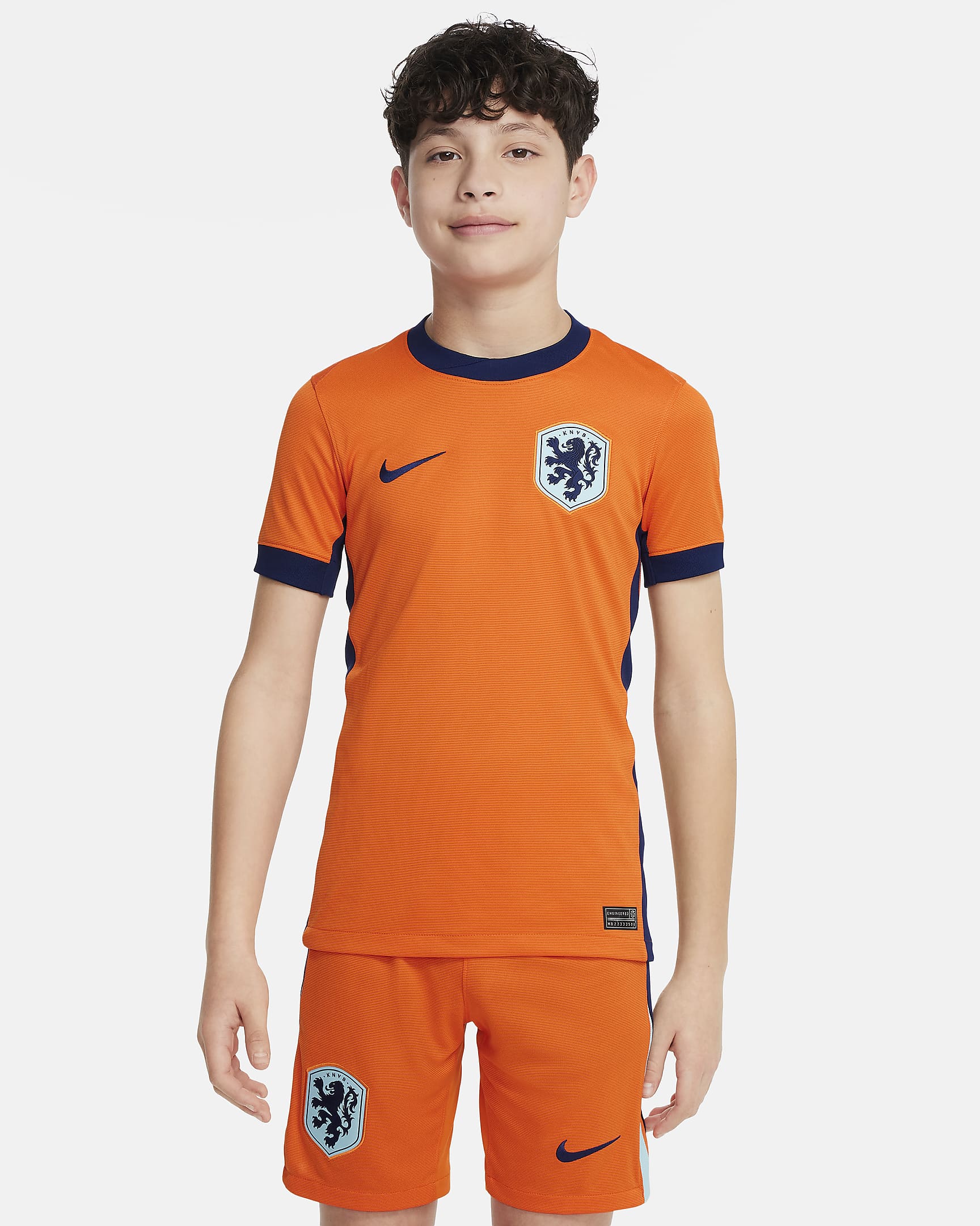 Netherland 2024 Home Mini Kit Full Set Shirt & Shorts