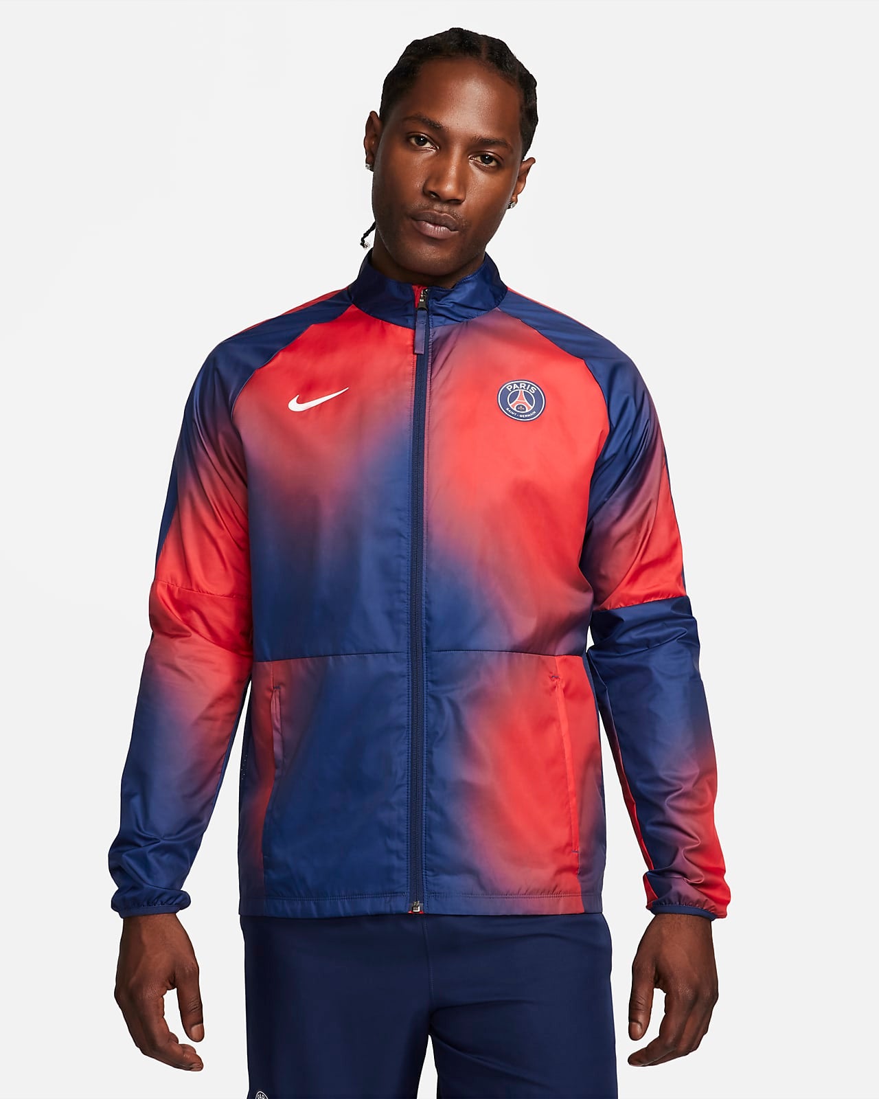 Paris Saint-Germain Repel Academy AWF Men's Nike Repel Soccer Graphic Jacket