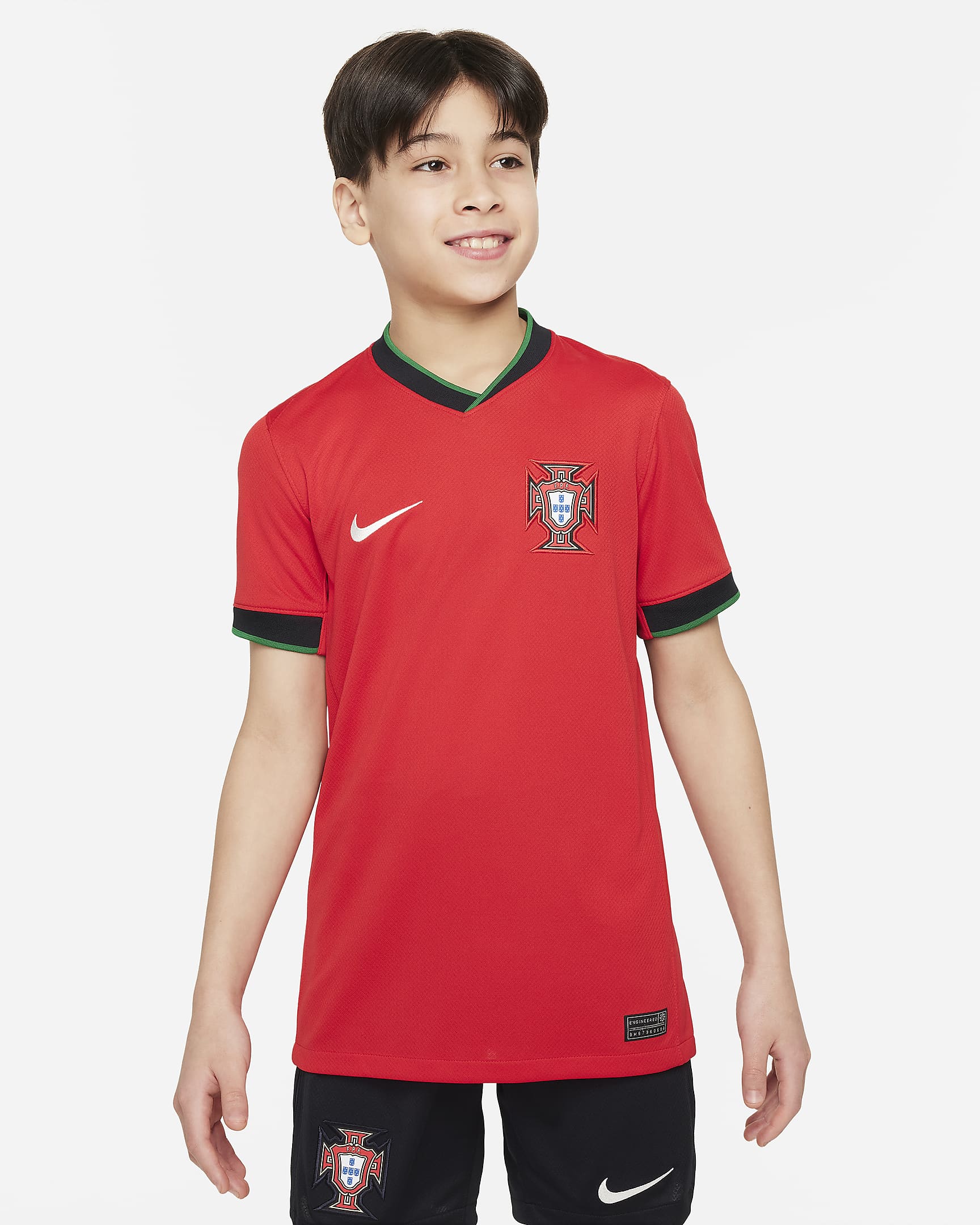 Portugal 2024 Home Mini Kit Full Set Shirt & Shorts