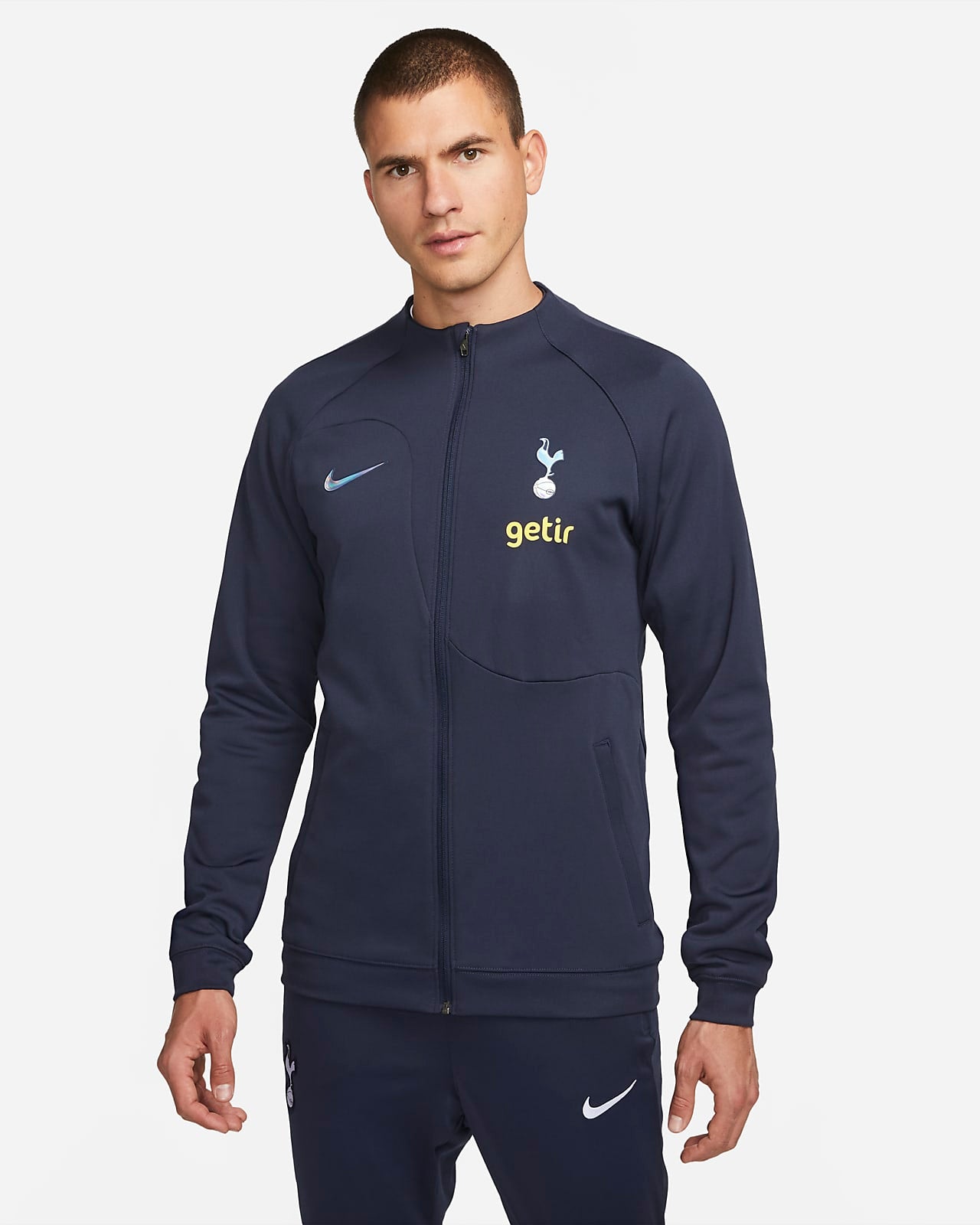 Tottenham Hotspur Academy Pro Men's Nike Full-Zip Knit Soccer Jacket